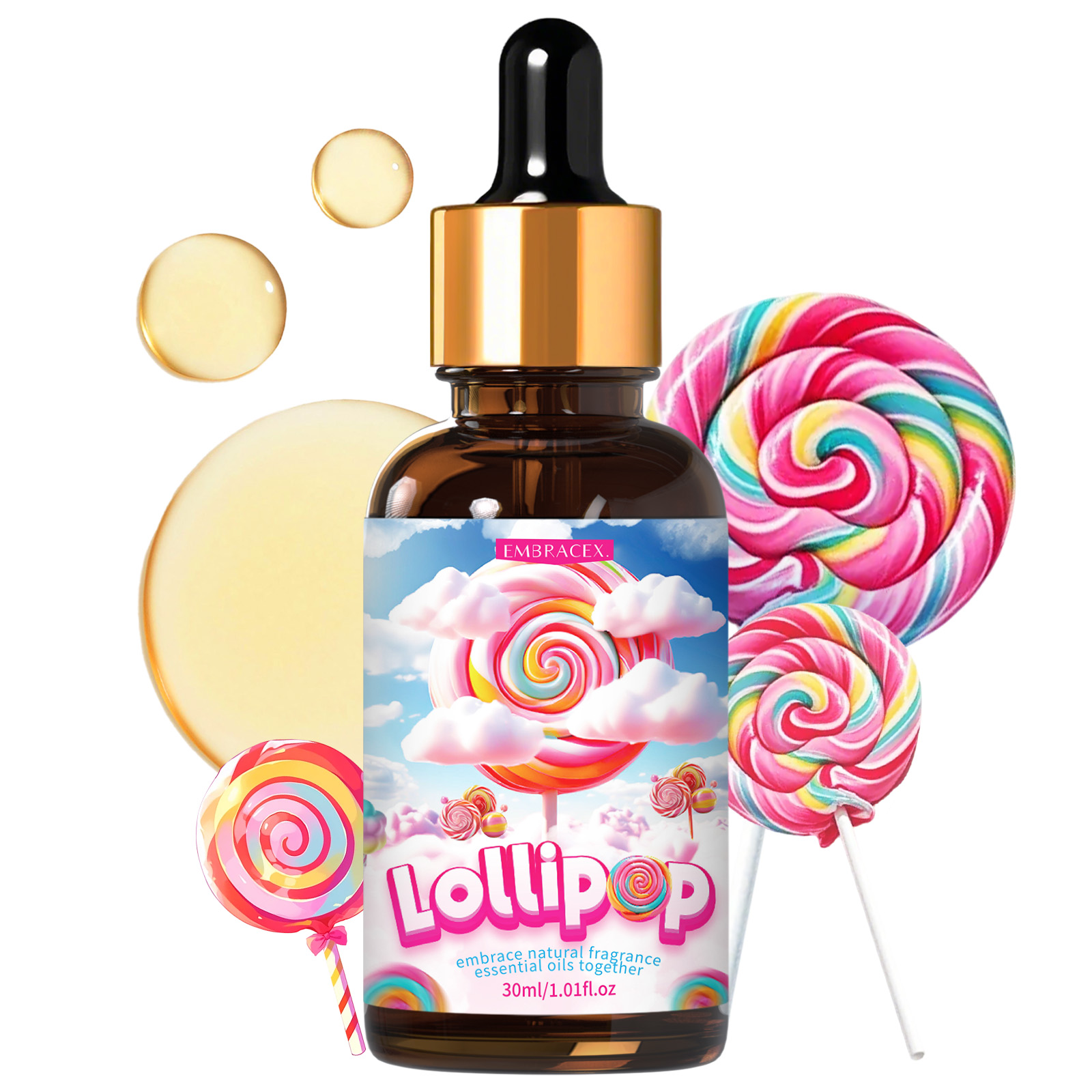 Candle Oil Supplies - 30ml Lollipop Fragrance Oils Scent Car