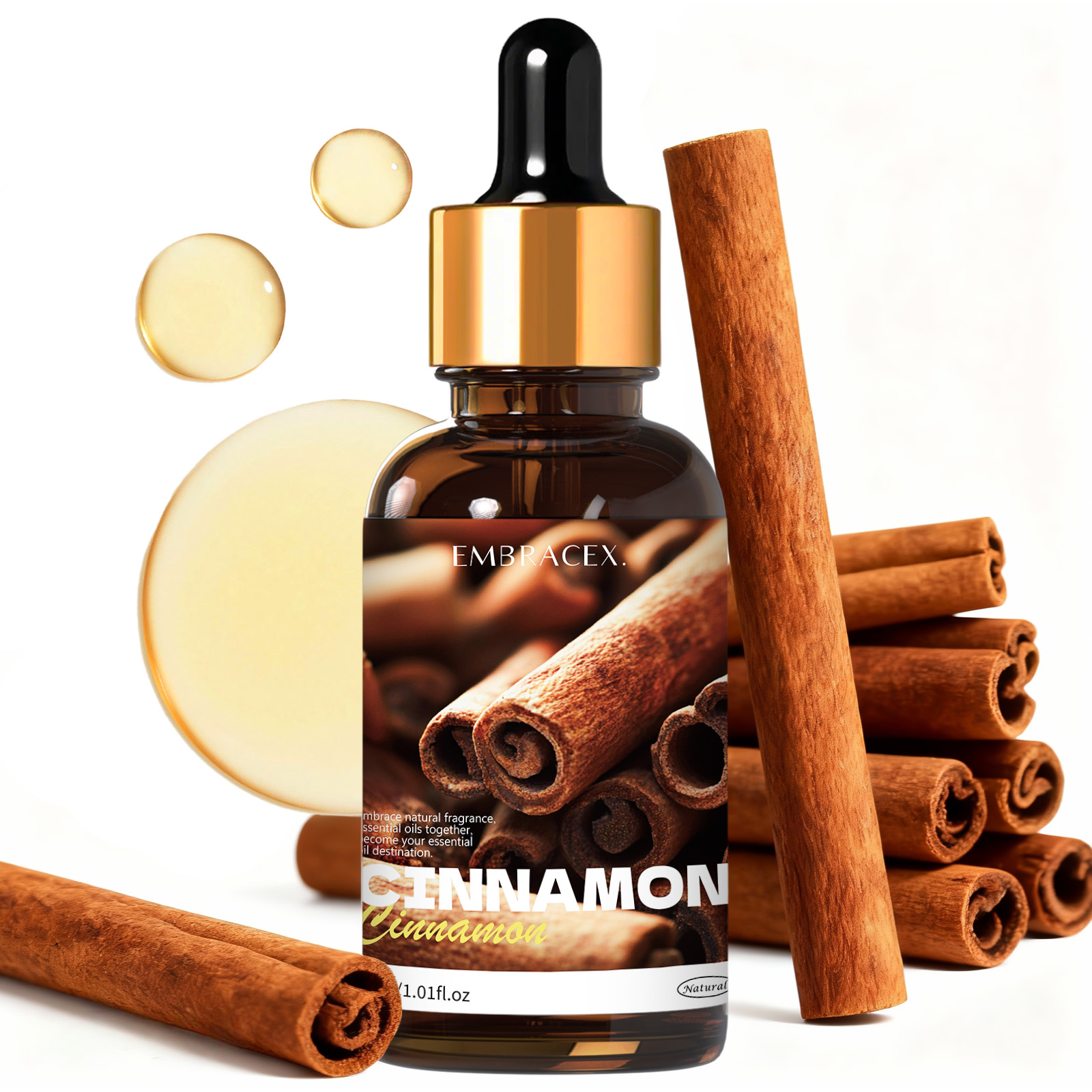 Candle Oil Supplies - 30ml Cinnamon Pure Plant Essential Oil