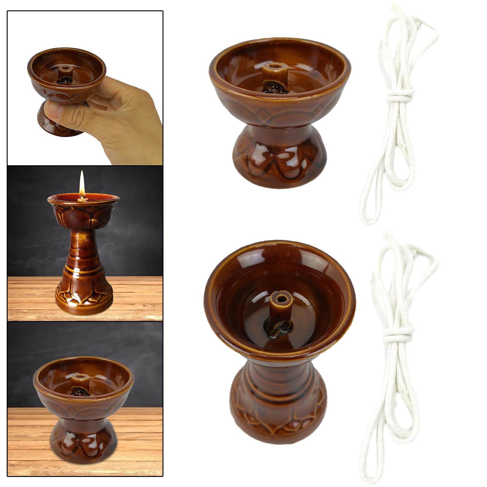 Butter Lamp Holder Oil Candle  - Candle Oil Supplies recension och pris