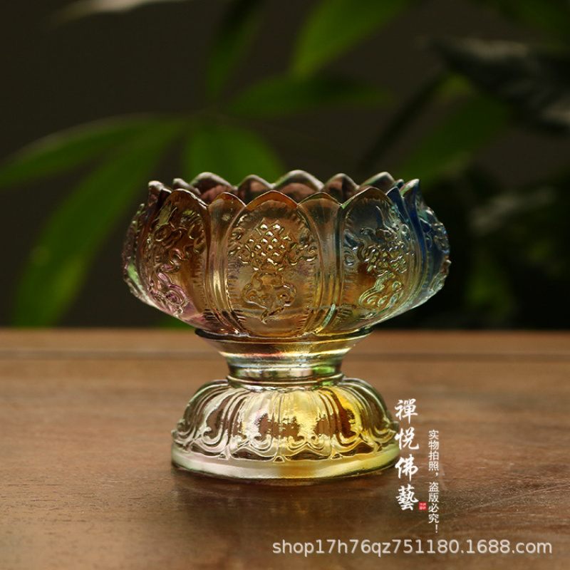 Glass Wealth Lotus Eight Auspi - Candle Oil Supplies recension och pris