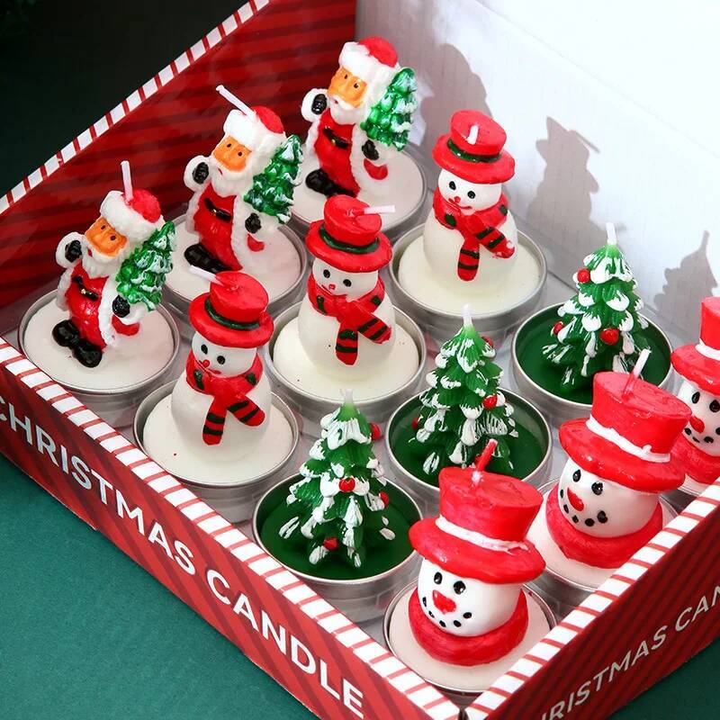 12PCS Candles Christmas Decora - Candle Oil Supplies recension och pris