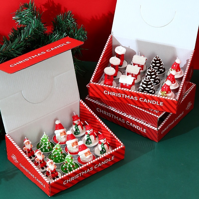 12PCS Candles Christmas Decora - Candle Oil Supplies recension och pris