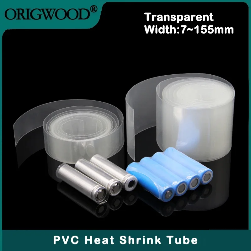 7~ 155mm Transparent PVC Heat  - Shrink Sleeve Pvc recension och pris