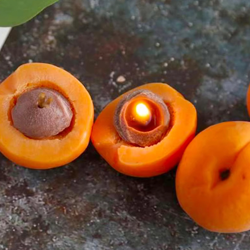3D Apricot Fruit Candle Silico - Candle Making Supplies Usa recension och pris