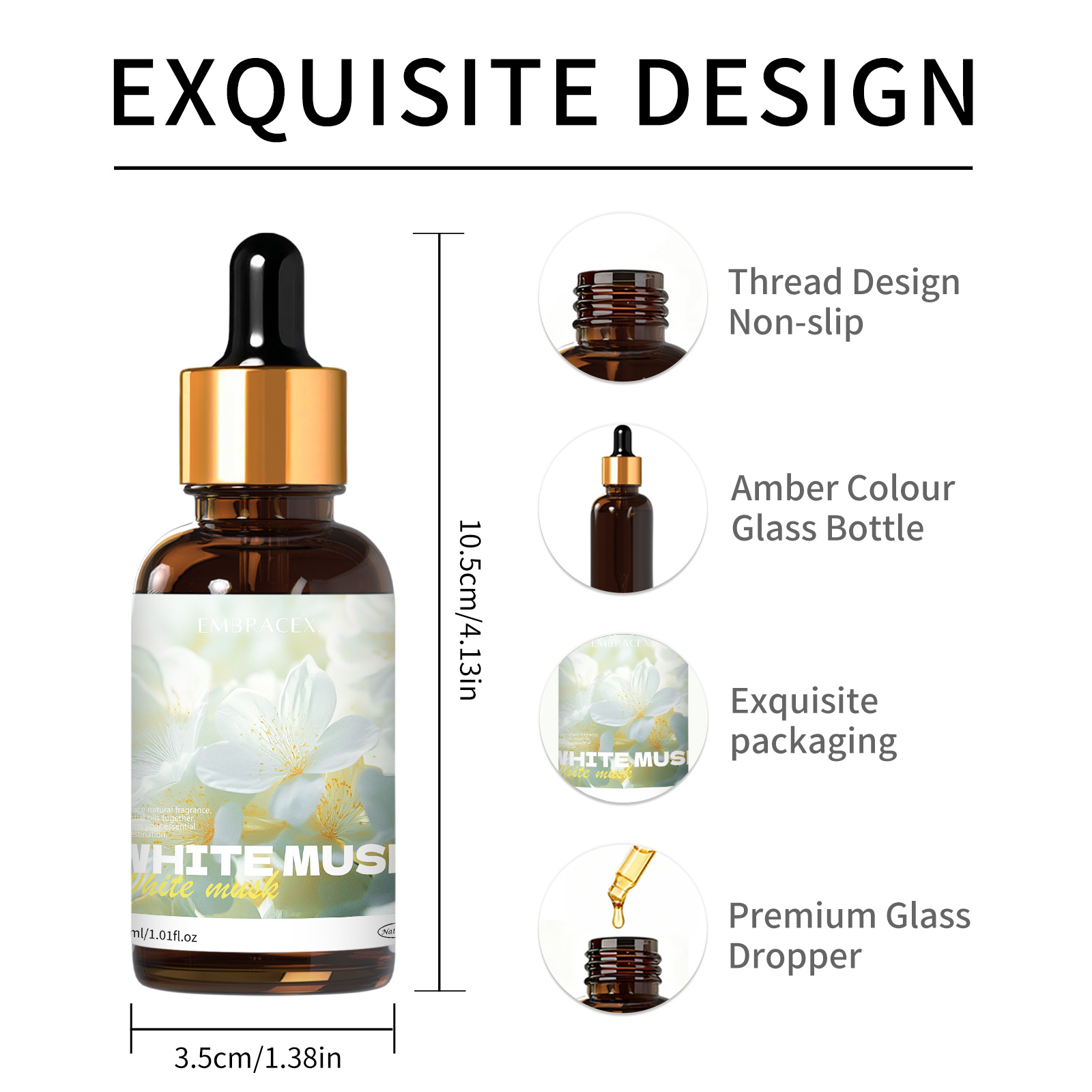 30ml White Musk Fragrance Oils - Candle Oil Supplies recension och pris