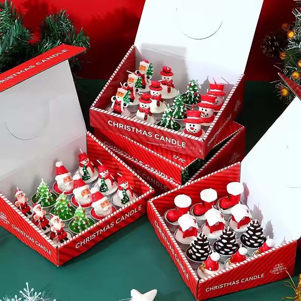 12PCS Candles Christmas Decora - Candle Oil Supplies recension och pris