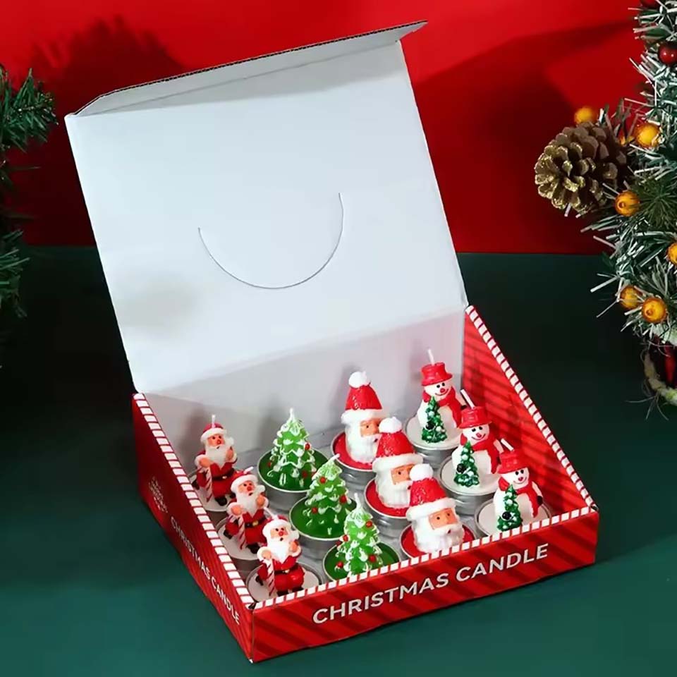 12PCS Candles Christmas Decora - Candle Oil Supplies recension och pris